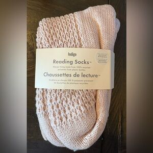 Indigo Cozy Pink Reading Socks